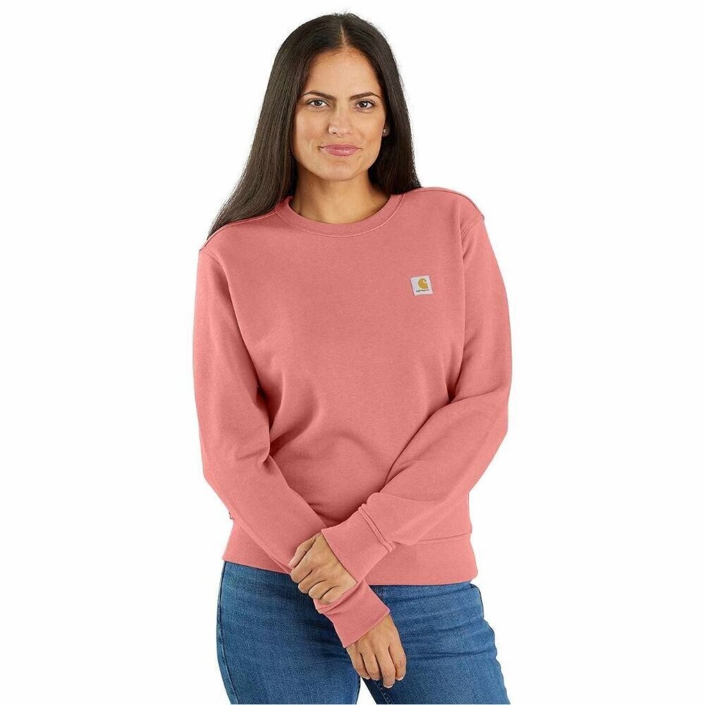 Carhartt Women's Tencel Fiber Relaxed Fit French Terry Crewneck Sweatshirt Aged